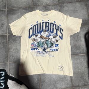 Mitchell & Ness Cream T-Shirt